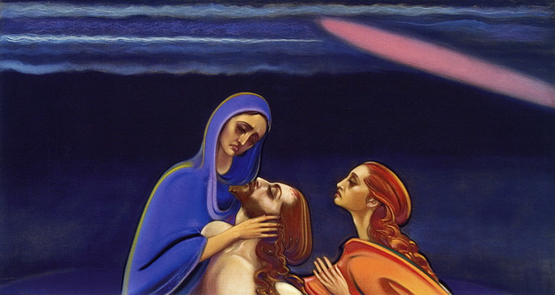 Pieta by Svetoslav Roerich. 1960